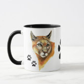 Cougar, Puma, Mountain Lion AnimalTierische Tasse (Links)