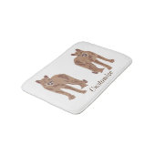 Cougar Puma Mountain Lion Thunder_Cove Badematte (Schrägansicht)