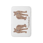 Cougar Puma Mountain Lion Thunder_Cove Badematte (Vorderseite Vertikal)