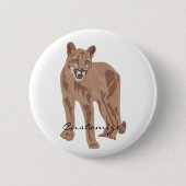 Cougar Puma Mountain Lion Thunder_Cove Button (Vorderseite)