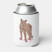 Cougar Puma Mountain Lion Thunder_Cove Dosenkühler (Kanne Rückseite)