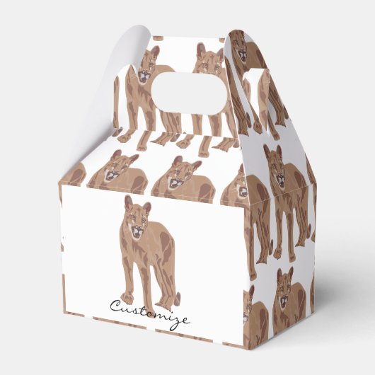 Cougar Puma Mountain Lion Thunder_Cove Geschenkschachtel (Vorderseite)