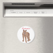 Cougar Puma Mountain Lion Thunder_Cove Magnet (In Situ (Geschirrspüler))