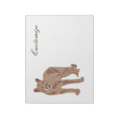 Cougar Puma Mountain Lion Thunder_Cove Notizblock (Rotiert)