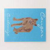 Cougar Puma Mountain Lion Thunder_Cove Puzzle (Horizontal)