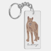 Cougar Puma Mountain Lion Thunder_Cove Schlüsselanhänger (Vorderseite links)