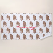 Cougar Puma Mountain Lion Thunder_Cove Strandtuch (Vorderseite)