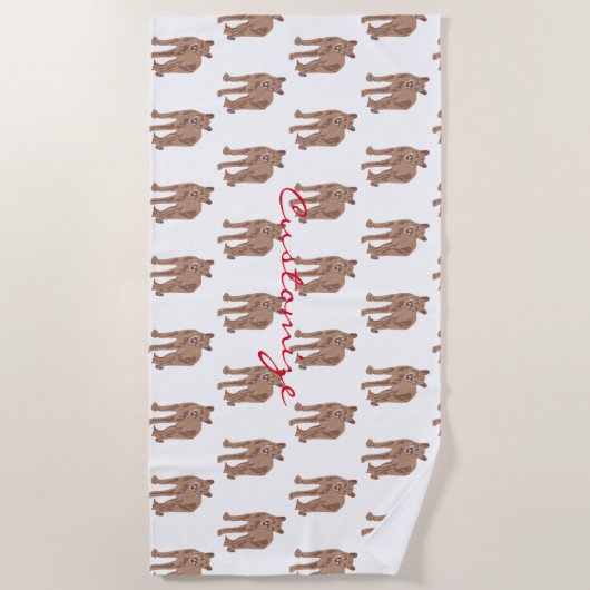 Cougar Puma Mountain Lion Thunder_Cove Strandtuch (Vorderseite)