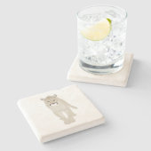 Cougar Stone Untersetzer (Seitenansicht)