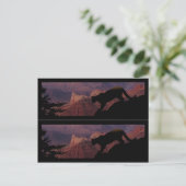 Cougar und der Grand Canyon Postkarte (Stehend Vorderseite)