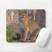 Cougar und Pictografs Mousepad (Mit Mouse)