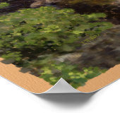 Cougar und Pictografs Poster (Ecke)