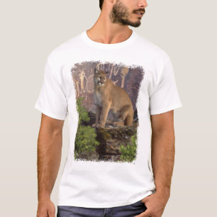 Cougar und Pictografs T-Shirt