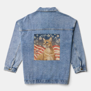 Cougar US Flagge Jeansjacke