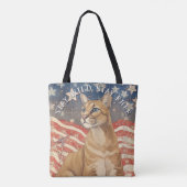 Cougar US Flagge Tasche (Rückseite)