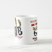 CougarBeasties Felsen-Austin-Regeln Kaffeetasse (Mittel)