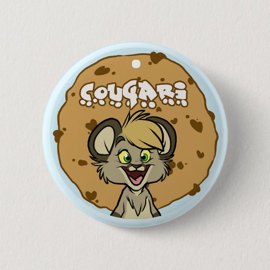 Cougari Knopf Button (Vorderseite)