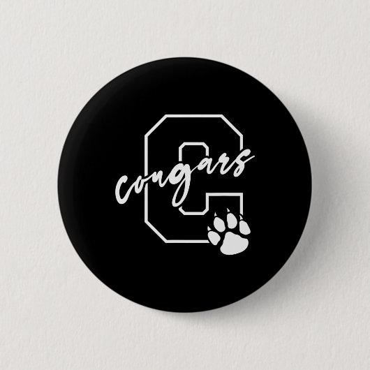 Cougars Bysketbyll Player Kids Button (Vorderseite)