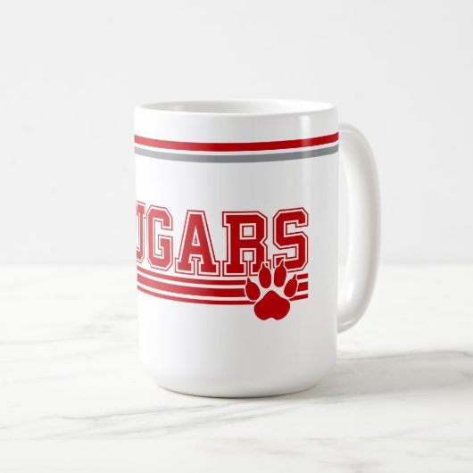 Cougars Coffee Tasse (VorderseiteRechts)