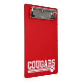 Cougars Mini Klemmbrett (Schrägansicht)