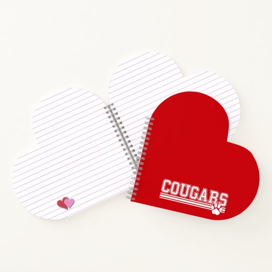 Cougars-Notebook Notizblock (Innenseite)
