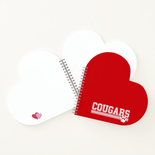 Cougars-Notebook Notizblock (Innenseite)