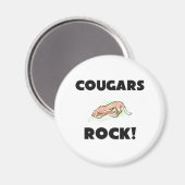 Cougars Rock Magnet (Vorderseite/Rückseite)