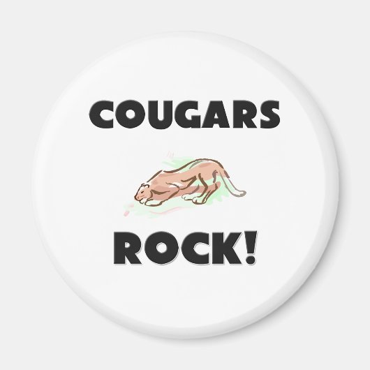 Cougars Rock Magnet (Vorne)