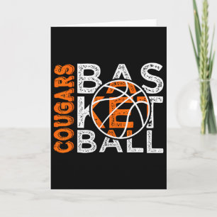 Cougars Sketll Spieltags-Spirit-Shirt ein Muss Karte