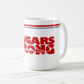 Cougars Strong Coffee Tasse (VorderseiteRechts)