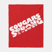 Cougars Strong Fleece Blanket (Vorderseite)