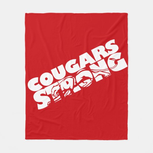 Cougars Strong Fleece Blanket (Vorderseite)