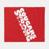 Cougars Strong Fleece Blanket (Vorderseite (Horizontal))