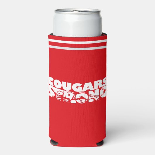 Cougars Strong Selters Dosenkühler (Seltzer Vorderseite)