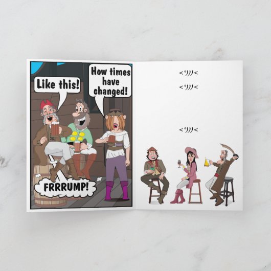 COUGH UND FURZ JOKE KARTE (Innenseite)