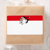 Coughin Smokin Santa Shipping Label (Insitu)