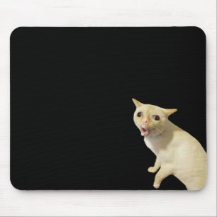 Coughing Cat Meme Mouse Pad Mousepad