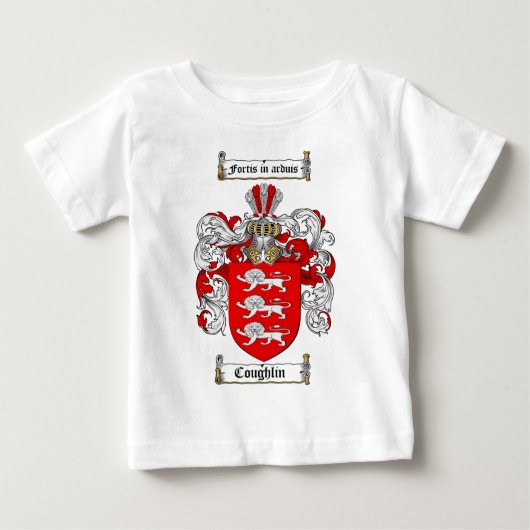 COUGHLIN FAMILIENWAPPEN - COUGHLIN WAPPEN BABY T-SHIRT (Vorderseite)