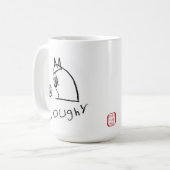 Coughy B&W Kaffeetasse (Vorderseite Links)