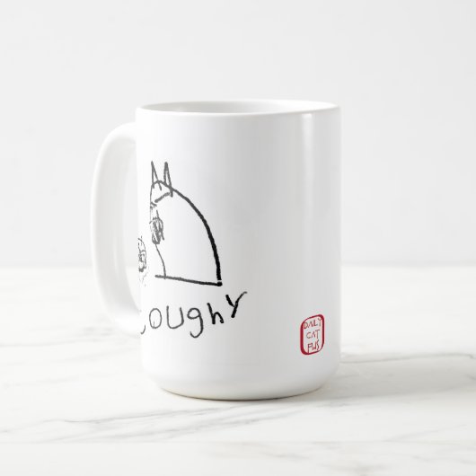 Coughy B&W Kaffeetasse (Vorderseite Links)