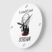 Could Just Scream Thunder_Cove Große Wanduhr (Winkel)