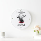Could Just Scream Thunder_Cove Große Wanduhr (Zuhause)