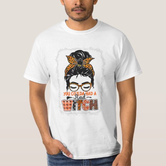Coulda hatte eine schlechte Hexe Halloween T-Shirt (Vorderseite)