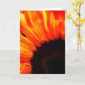 Couleur de feu karte (Gelbe Blume)