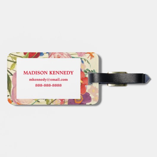 Couleur Printemps Gepäckanhänger (Rückseite horizontal)