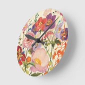 Couleur Printemps Runde Wanduhr (Winkel)
