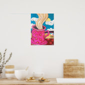 "Couleurs Cafe" Poster (Küche)