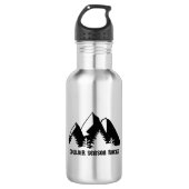 Couloir Season Rocks Edelstahlflasche (Vorderseite)