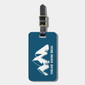 Couloir Season Rocks Gepäckanhänger (Vorderseite vertikal)