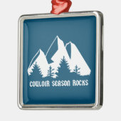 Couloir Season Rocks Ornament Aus Metall (Links)